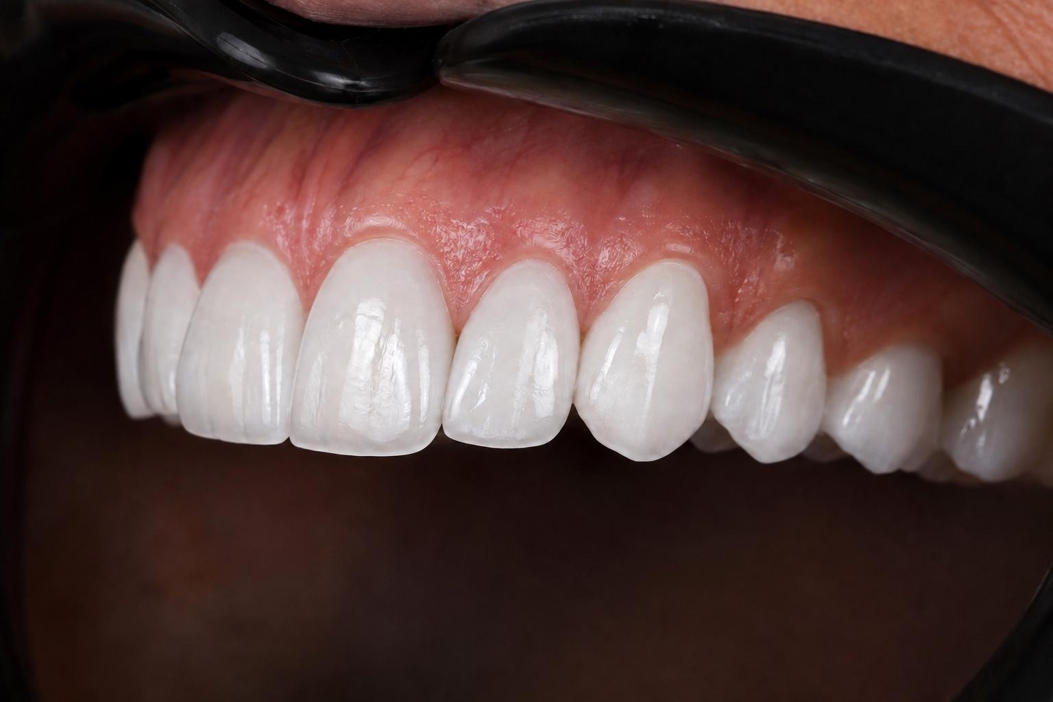 Ceramic veneer profile and translucency