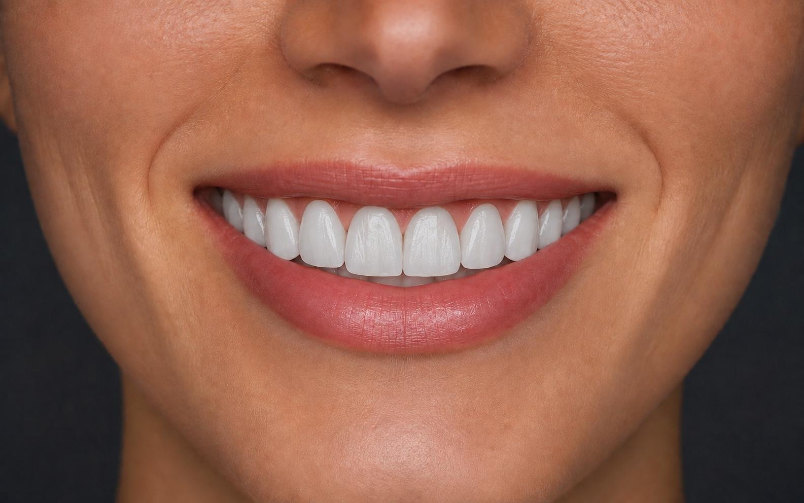 Low translucency · Anatomical accents female smile visualization